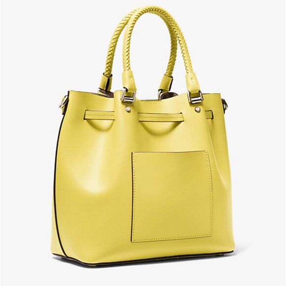 🆕 NWT 💛 Blakely Medium Leather Bucket Bag - Picture 3 of 3